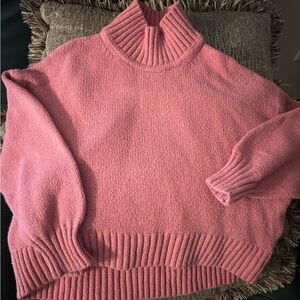 GAP Soft Pink Cowl Neck Sweater